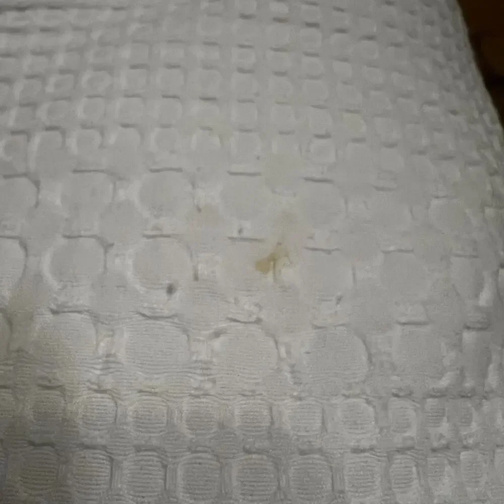 Pottery Barn Comforter Full Queen White Honeycomb Cotton Textured